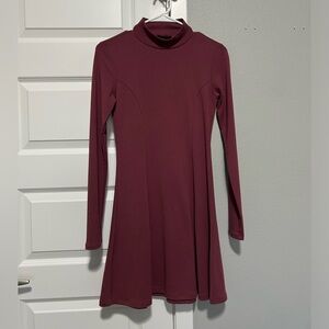 Long Sleeve Mauve Dress